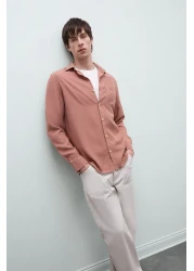 Defacto قميص بأكمام طويلة وقصة عادية B2907AX25SP