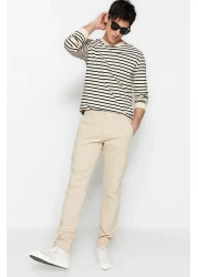  Collection بنطلون تشينو جبردين - لون حجري، مقاس عادي TMNSS23PL00032