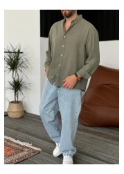 BYBASICMAN Khaki Basic Shirt G-5138