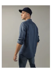 American Eagle Navy Blue Men's Shirt U-1152-2369