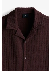 H&M Loose Fit Textured resort shirt