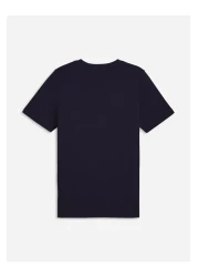 Puma Logo Graphic Print Round Neck T-Shirt