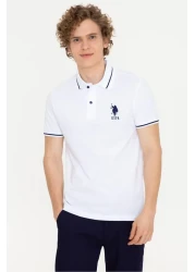 U.S. Polo Assn. White Men's T-Shirt