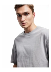 Koton Short Sleeve Cotton Crew Neck Basic Oversize T-Shirt