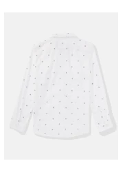 American Eagle Ae Slim Fit U-0153-2580-101 Everyday Button-Up Shirt