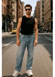 BANNY JEANS بنطال جينز رجالي من Skater Fit - لون