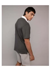 American Eagle AE Contrast Collar Polo Shirt