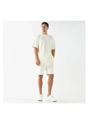 Kappa تي شيرت بتصميم محكم ورقبة دائرية وأكمام قصيرة