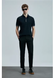 Lufian Lord Smart Men's Polo T-Shirt Navy Blue