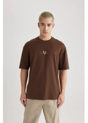 Defacto Vikings Valhalla - Relaxed Fit Crew Neck Short Sleeve T-Shirt B5533Ax24Sp