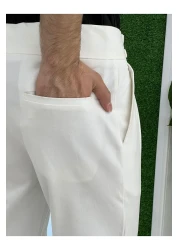 JANSO GROUP Akkad Fashion - Italian Cut Slimfit Fabric Trousers