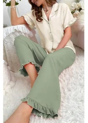 ELİTOL Bürümcük Arabian Buttoned Pajama Set