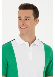 U.S. Polo Assn. Men's Green Polo Neck T-Shirt 50263396 -Vr054