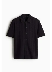 H&M Regular Fit Jacquard-knit shirt