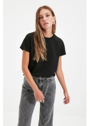  Collection حزمة من 2 تي شيرت محبوك مصنوع من القطن بنسبة 100% - رقبة دائرية، متعدد الألوان TWOSS20TS0141