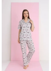 ELİTOL Combed Buttoned Pajama Set