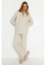  Collection Wide Fit Zippered Knitwear Set - TWOAW24AU00026