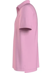 Tommy Hilfiger تيشيرت بولو رجالي بأكمام قصيرة من تومي هيلفيغر باللون الوردي عام ١٩٨٥