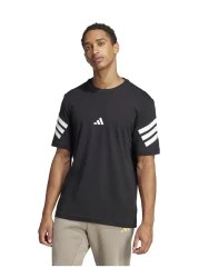 adidas Essentials 3-Stripes Logo Print T-Shirt