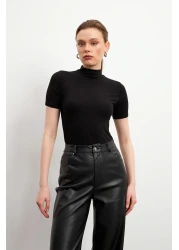 Bipantolon Women's Cream Gray White Black 4 Pack Short Sleeve Blouse