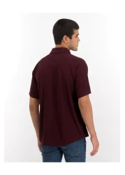 American Eagle Burgundy Ae Active Polo Shirt - U-1165-9135