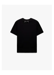 Koton Crew Neck Short Sleeve Regular Fit Cotton Ataturk Printed T-Shirt