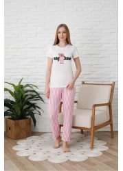 HUBEN Women's Cotton Pajama Set