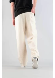 bombe Men's Pants Elastic Waist Slim Fit Flexible Lycra Basic Cotton Jogger