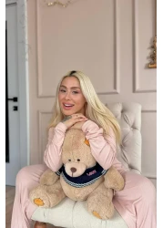 Pijamaevi Powder Dublin Women's Pajama Set with Dressing Gown