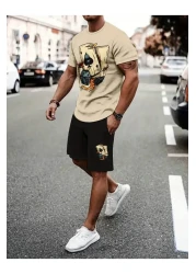 FAEL LİFE Unisex Sort Thsort Suit with Printed Dice