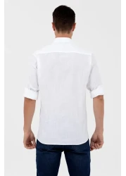 U.S. Polo Assn. U.s.polo Assn Men's Enzogl023y U.kol Linen Shirt 1570318