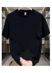 qubo sportswear & company Qubo Unisex Oversize Printed Cotton Crew Neck Short Sleeve Black T-Shirt