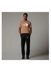 The North Face تي شيرت بني برقبة دائرية للرجال من إيزي