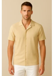 LUPERCUS قميص رجالي بأزرار – تصميم صيفي وأنيق