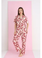 ELİTOL Combed Buttoned Pajama Set