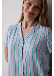 Penti Bon Vivant Shirt Pants Lilac Pajama Set