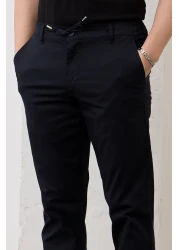 RAVANELLI Men's Regular Fit Relaxed Cut Chino Trousers Bright