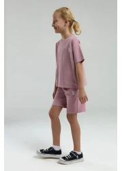 U.S. Polo Assn. U.S. Polo Assn. Girl's Pink Bermuda Suit