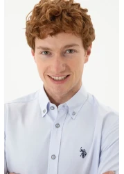 U.S. Polo Assn. Men's Light Blue Long Sleeve Shirt 50288653 -Vr003