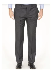 MaviMoure Men's Smoked Classic Cut Fabric Trousers