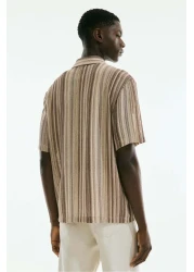 H&M Regular Fit Crochet-look Shirt