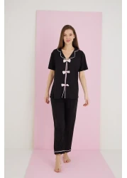 ELİTOL Bamboo Bow Pjs Set