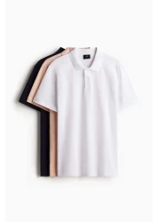 H&M 3-pack Regular Fit polo shirts