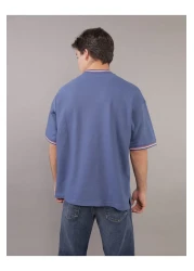 American Eagle Ae Flex Pique Oversize T-Shirt - U-1164-3896-415