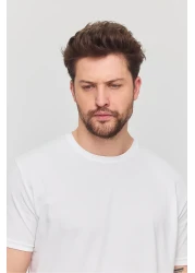 YXC Trend Maker تي شيرت رجالي من القطن بقصة ضيقة وياقة دائرية