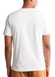 Timberland Wwes Ss Front Graphic Tee (regular) Men's White T-shirt Tb0a27j81001