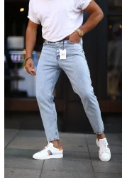 NO61 MAN Boyfriend Comfortable Fit Acid Washed Jeans