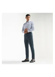 FAV قميص منقوش بقصّة عادية مع جيب على الصدر