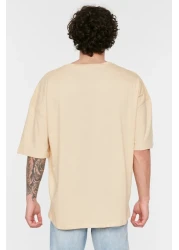  Collection تي شيرت بيج كبير الحجم 100% - TMNSS22TS0318