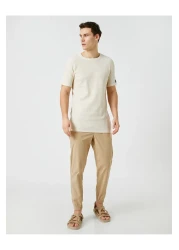 Koton Basic Textured T-Shirt Crew Neck Short Sleeve